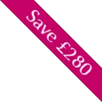 14. Save £280 Pink Corner Flash