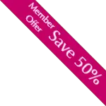 15b. TMF Save 50% Pink Corner Flash