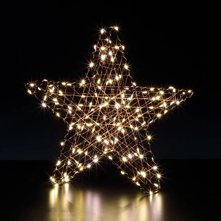 35cm 3D Star 160 Warm White LEDs