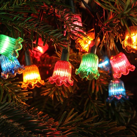 40 Multicolour LED Canterbury Belles String Light