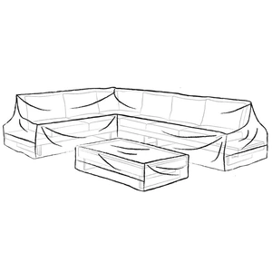 Bramblecrest Vilamoura Rectangular Modular Sofa Cover - Khaki - image 2