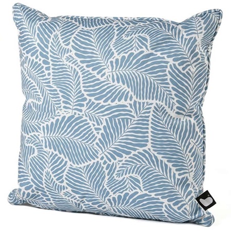 Extreme Lounging B Outdoor Cushion - Oasis Leaf Sea Blue