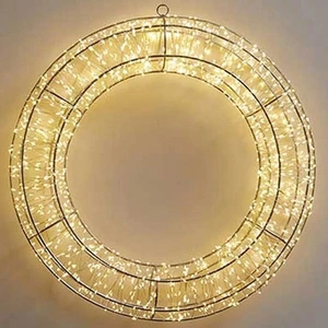 Galaxy Wreath 1440 Warm White LEDs Indoor/Outdoor - image 1