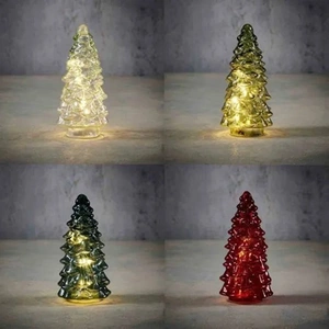 Glass Tree with 10 battery-operated LEDs - image 1