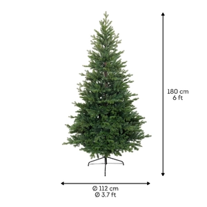 Kaemingk Everlands Allison Pine Christmas Tree 6ft / 180cm - image 7