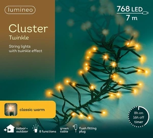 Lumineo LED Cluster Lights 768L Classic Warm White - image 2