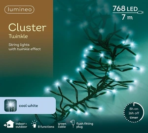 Lumineo LED Cluster Lights 768L Cool White - image 2