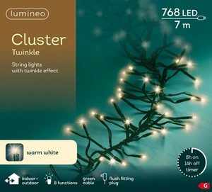 Lumineo LED Cluster Lights 768L Warm White - image 2