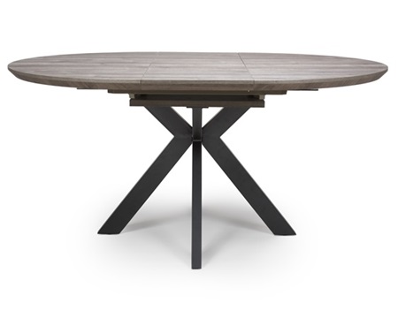 Manhattan Extending Round Table 1200-1600mm Grey - image 1