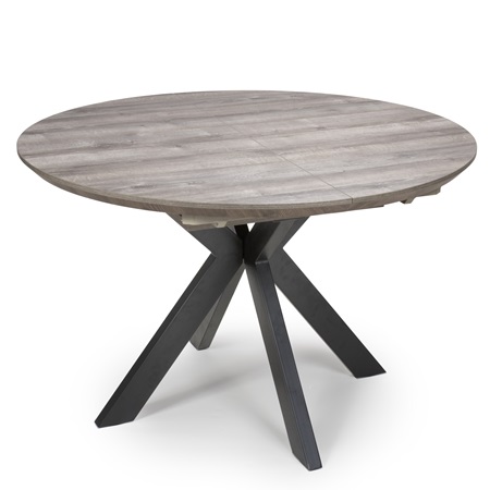 Manhattan Extending Round Table 1200-1600mm Grey - image 4