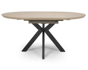 Manhattan Extending Round Table 1200-1600mm Oak