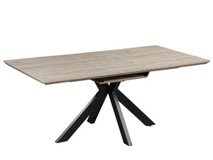 Manhattan Extending Table 1400-1800mm Grey - image 1