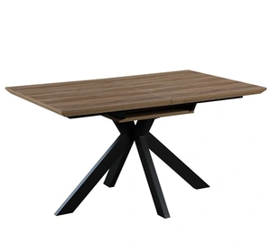 Manhattan Extending Table 1400-1800mm Light Walnut - image 2