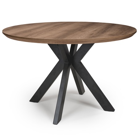 Manhattan Round Table 1200mm Light Walnut