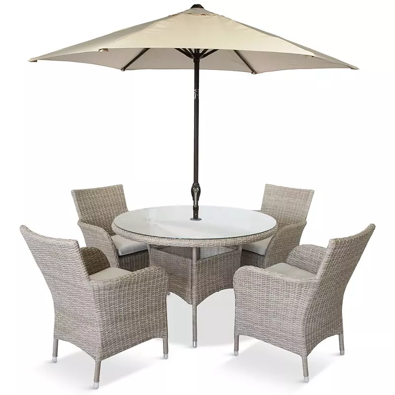 Monaco 4 seater dining outlet table