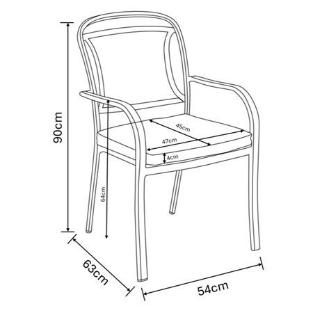 Oakley 4 Seat Round Dining Set - image 4