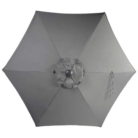 Riveria 2.5m Crank & Tilt Parasol Grey - image 1