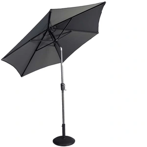 Riveria 2.5m Crank & Tilt Parasol Grey - image 2